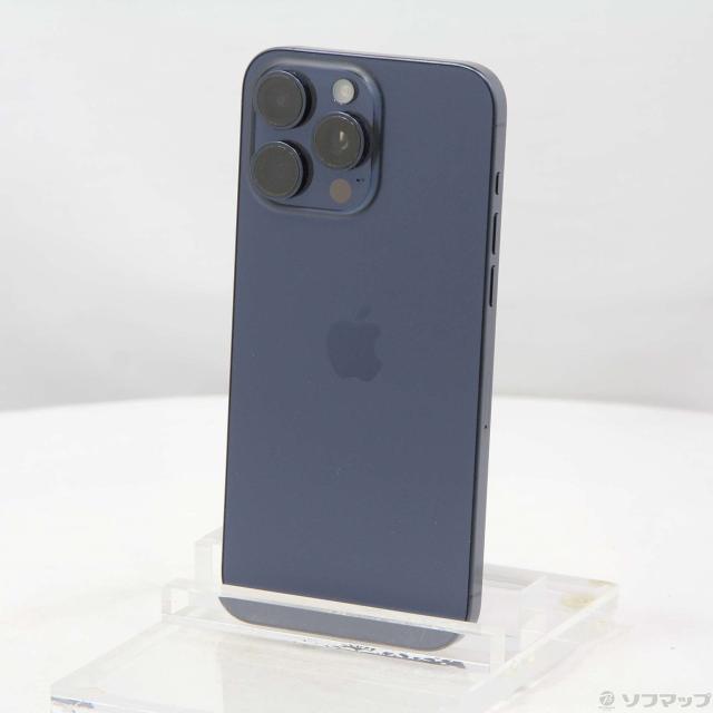 (中古)Apple iPhone15 Pro Max 256GB ブルーチタニウム MU6T3J/A SIMフリー(269-ud)