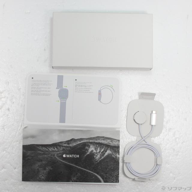 (中古)Apple Apple Watch Ultra GPS + Cellular 49mm チタニウムケース ブルー/グレイトレイルループ(349-ud)_4