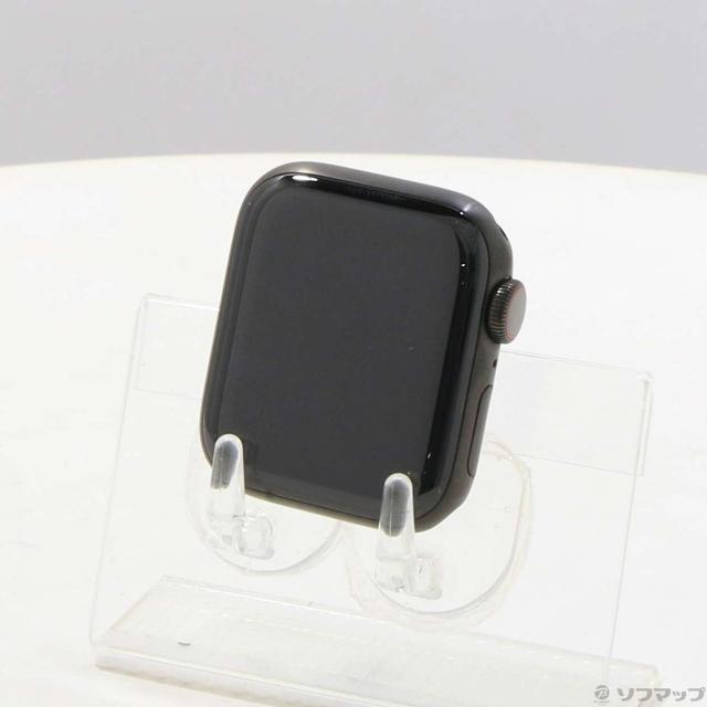 (中古)Apple Apple Watch Series 5 GPS + Cellular 40mm スペースブラックチタニウムケース バンド無し(262-ud)