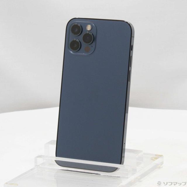 中古)SoftBank iPhone12 Pro 512GB パシフィックブルー MGMJ3J/A 