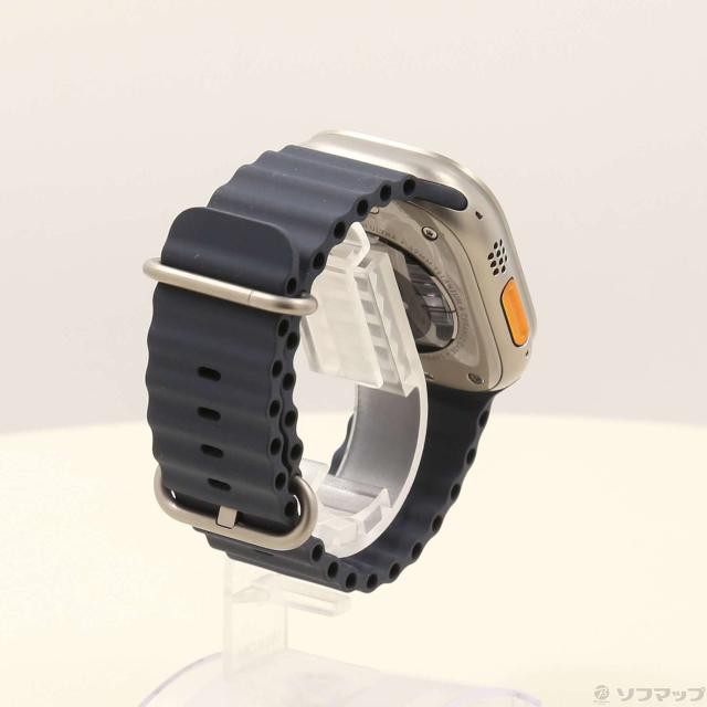 (中古)Apple Apple Watch Ultra GPS + Cellular 49mm チタニウムケース ミッドナイトオーシャンバンド(377-ud)_2
