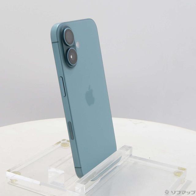 中古)Apple iPhone16 128GB ティール 3N395J/A SIMフリー(344-ud)