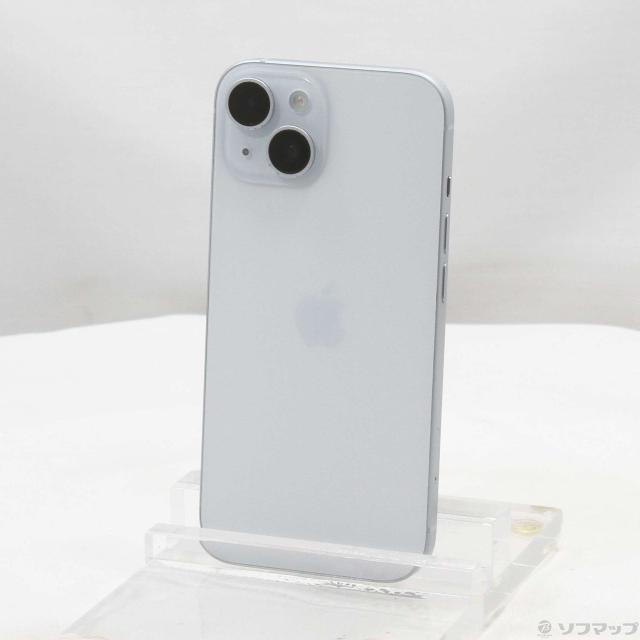 (中古)Apple iPhone15 256GB ブルー MTMR3J/A SIMフリー(198-ud)