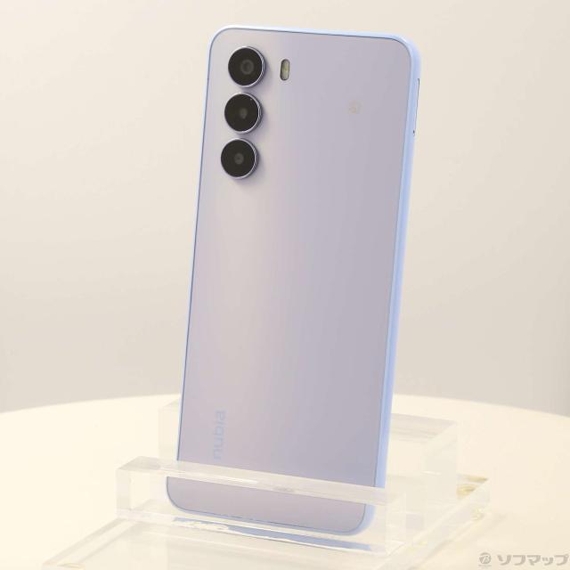 中古)ZTE nubia S 5G 128GB ライトパープル A403ZT Y!mobile SIMフリー