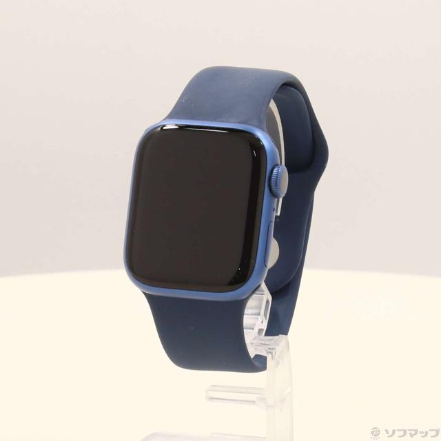 中古)Apple Apple Watch Series 7 GPS 41mm ブルーアルミニウム