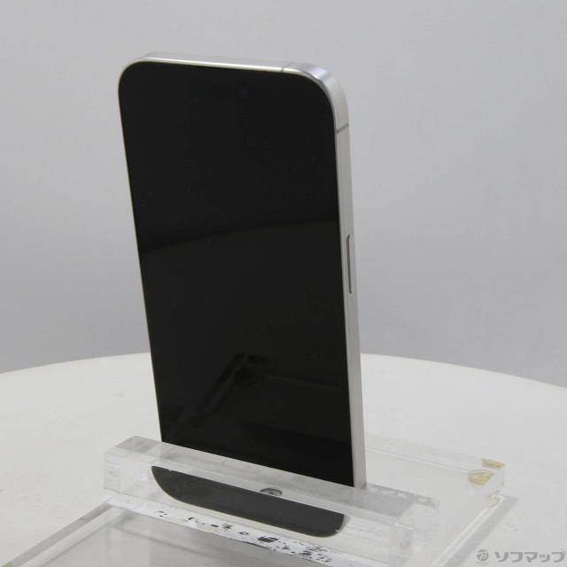 中古)Apple iPhone15 Pro 128GB ホワイトチタニウム MTU83J&frasl;A SIM