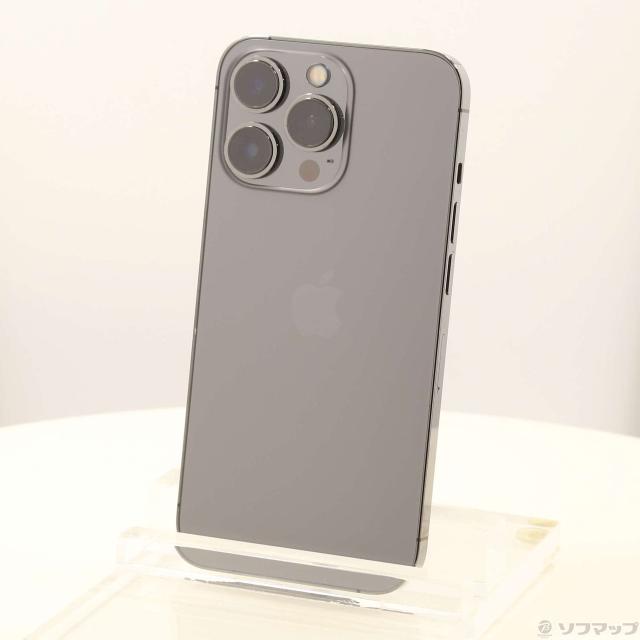 (中古)Apple iPhone13 Pro 256GB グラファイト MLUN3J/A SIMフリー (ネットワーク利用制限▲)(344-ud)