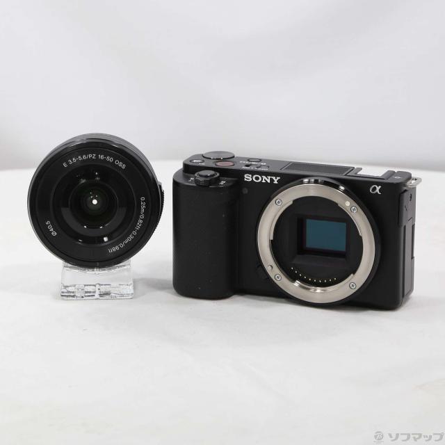 中古)SONY VLOGCAM ZV-E10L パワーズームレンズキット ブラック 中古)SONY VLOGCAM ZV-E10L パワーズームレンズキット ブラック