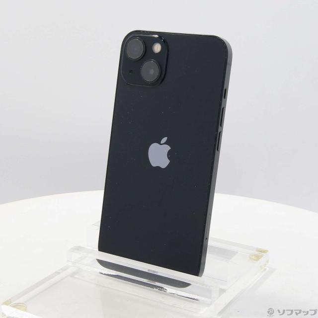 (中古)Apple iPhone13 128GB ミッドナイト MLNC3J/A SIMフリー(377-ud)