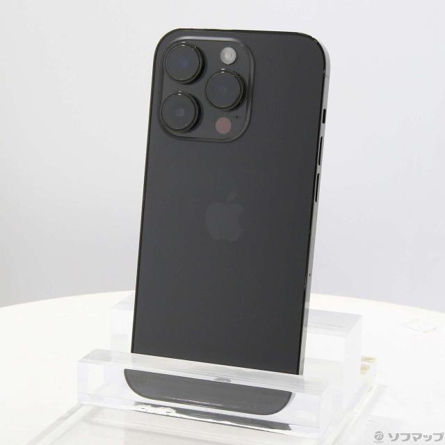 (中古)Apple iPhone14 Pro 256GB スペースブラック MQ0Q3J/A SIMフリー(348-ud)