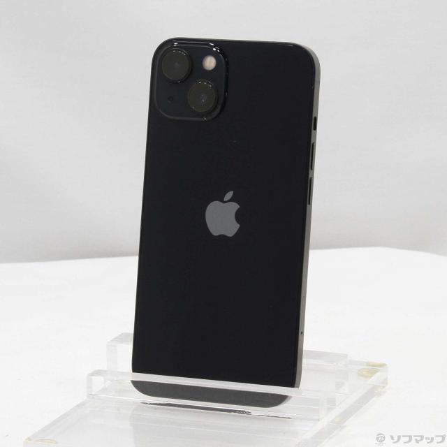 (中古)Apple iPhone13 128GB ミッドナイト MLNC3J/A SIMフリー(377-ud)