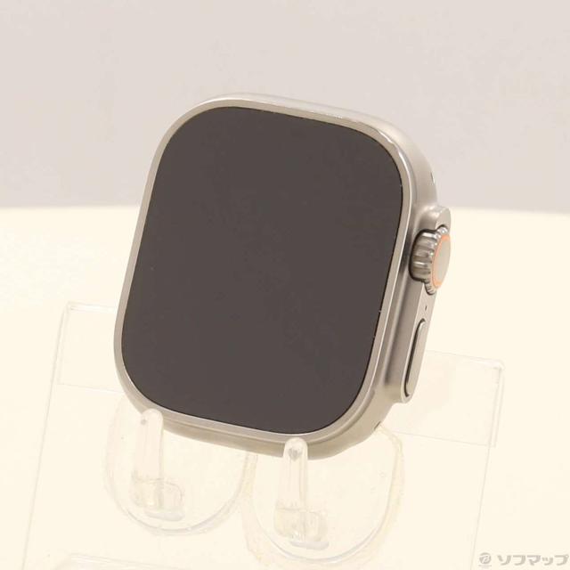 (中古)Apple Apple Watch Ultra 2 GPS + Cellular 49mm チタニウムケース バンド無し(258-ud)