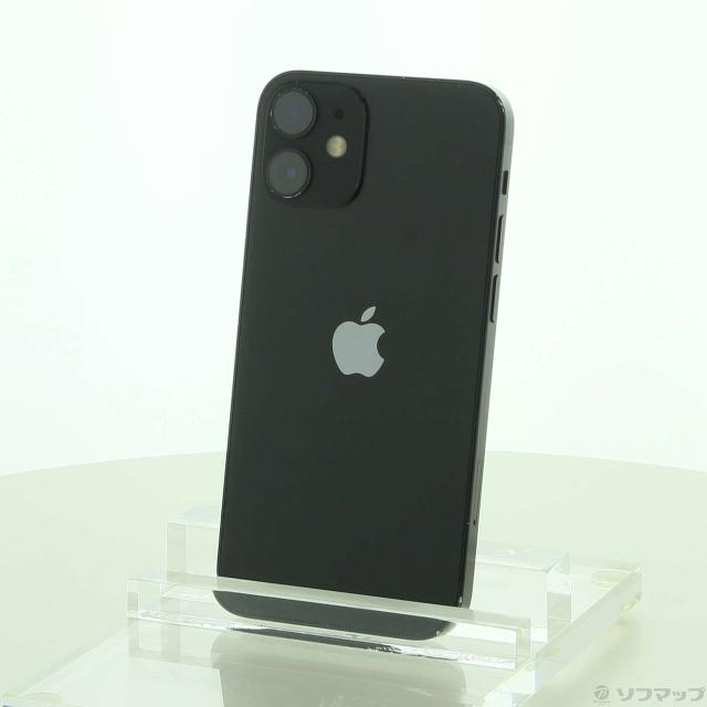 (中古)Apple iPhone12 mini 128GB ブラック MGDJ3J/A SIMフリー(295-ud)