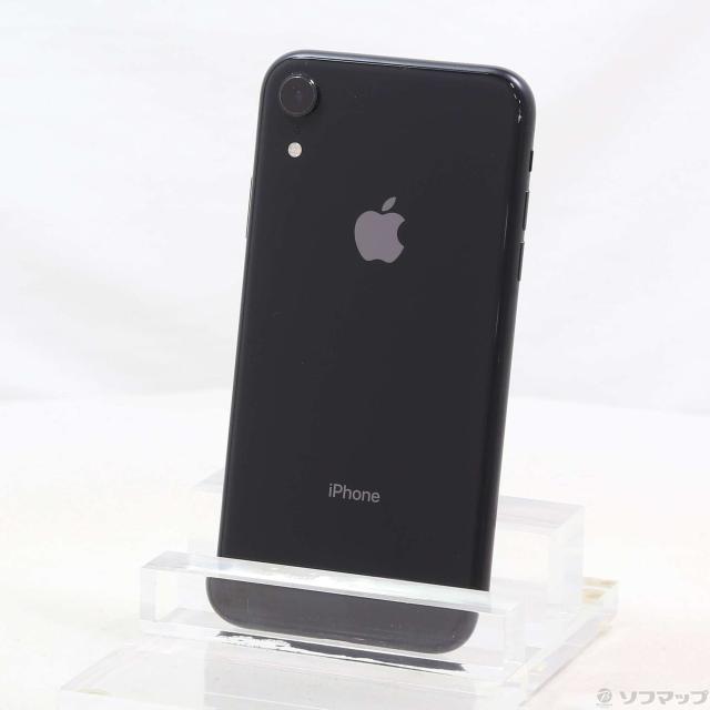 中古)Apple iPhoneXR 64GB ブラック MT002J/A SIMフリー(276-ud)