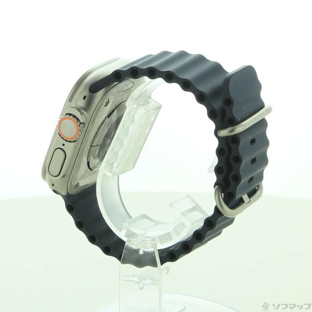 (中古)Apple Apple Watch Ultra GPS + Cellular 49mm チタニウムケース ミッドナイトオーシャンバンド(349-ud)_1