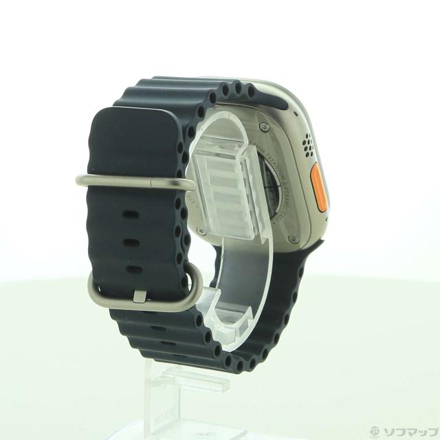 (中古)Apple Apple Watch Ultra GPS + Cellular 49mm チタニウムケース ミッドナイトオーシャンバンド(349-ud)_2