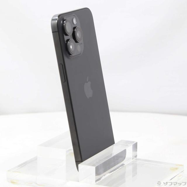 (中古)Apple iPhone15 Pro Max 256GB ブラックチタニウム MU6P3J/A SIMフリー(305-ud)