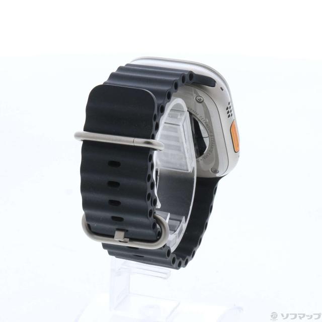 (中古)Apple Apple Watch Ultra GPS + Cellular 49mm チタニウムケース ミッドナイトオーシャンバンド(377-ud)_2