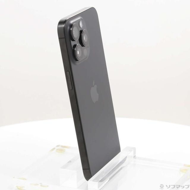 (中古)Apple iPhone15 Pro Max 256GB ブラックチタニウム MU6P3J/A SIMフリー(269-ud)