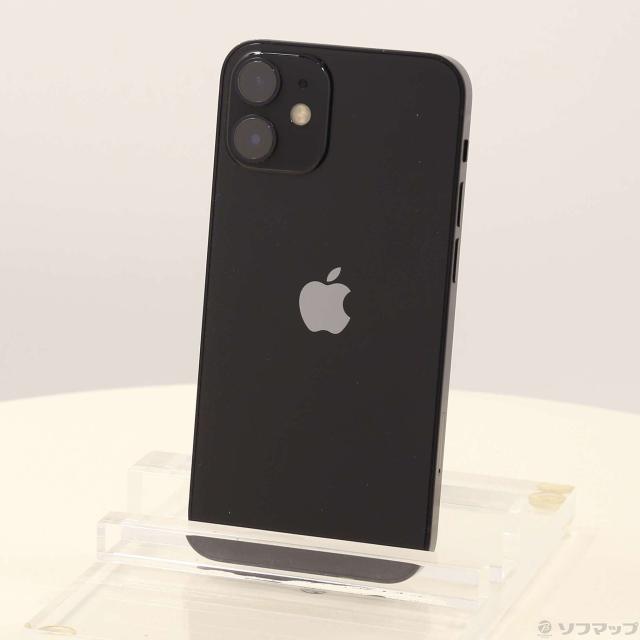 (中古)Apple iPhone12 mini 128GB ブラック MGDJ3J/A SIMフリー(295-ud)