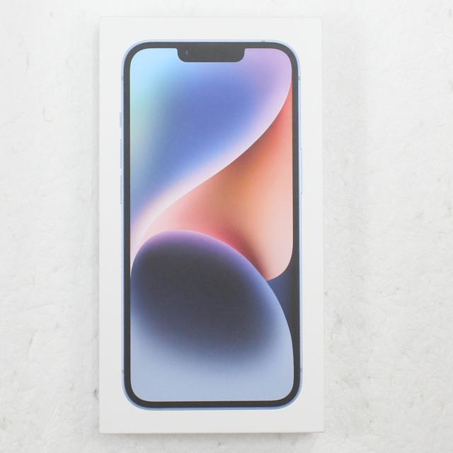 (中古)Apple iPhone14 256GB ブルー MPWN3J/A SIMフリー(348-ud)