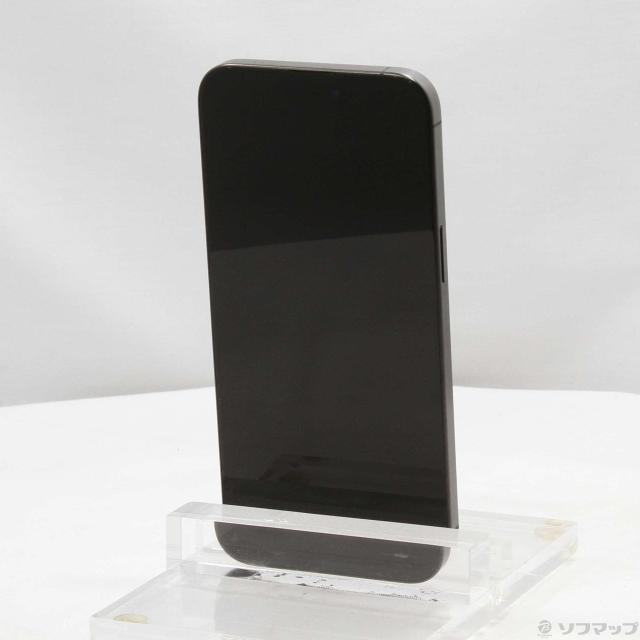 (中古)Apple iPhone15 Pro Max 256GB ブラックチタニウム MU6P3J/A SIMフリー(348-ud)