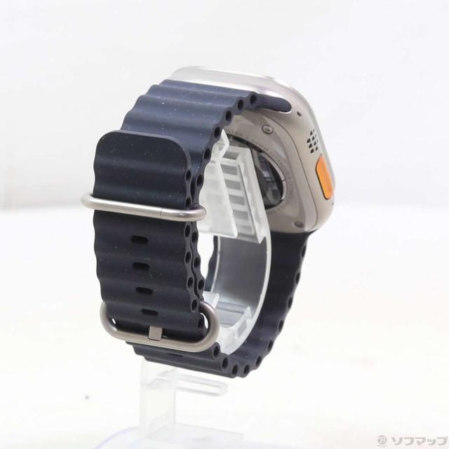 (中古)Apple Apple Watch Ultra GPS + Cellular 49mm チタニウムケース ミッドナイトオーシャンバンド(251-ud)_2