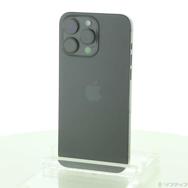 (中古)Apple iPhone15 Pro Max 256GB ブラックチタニウム MU6P3J/A SIMフリー(305-ud)