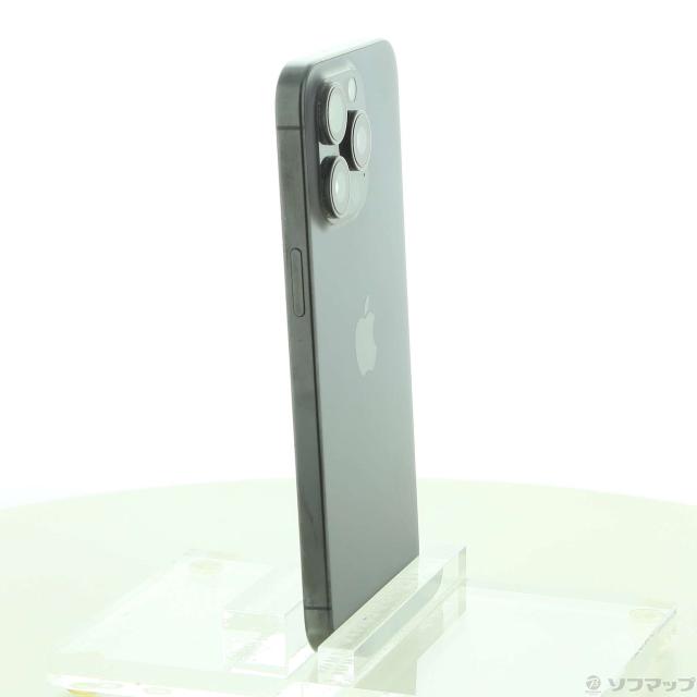 (中古)Apple iPhone15 Pro Max 256GB ブラックチタニウム MU6P3J/A SIMフリー(305-ud)