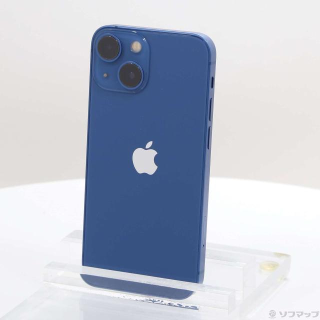 (中古)Apple iPhone13 mini 256GB ブルー MLJN3J/A SIMフリー(349-ud)