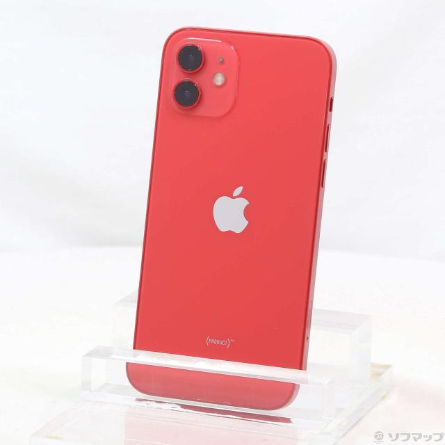 (中古)Apple iPhone12 128GB プロダクトレッド MGHW3J/A SIMフリー(295-ud)