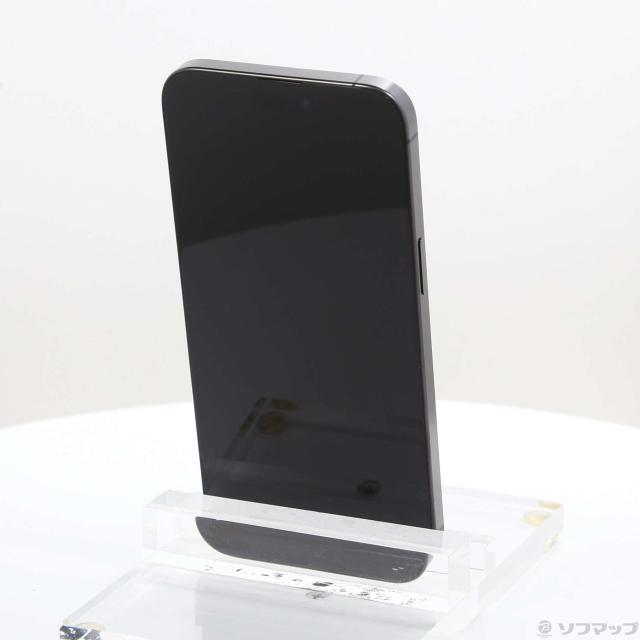 (中古)Apple iPhone15 Pro Max 256GB ブラックチタニウム MU6P3J/A SIMフリー(297-ud)