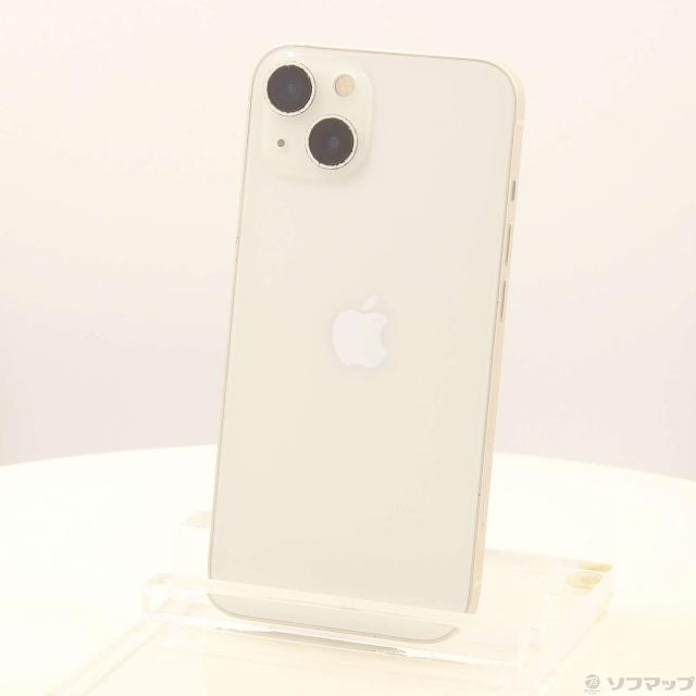 中古)Apple iPhone13 128GB スターライト MLND3J/A SIMフリー