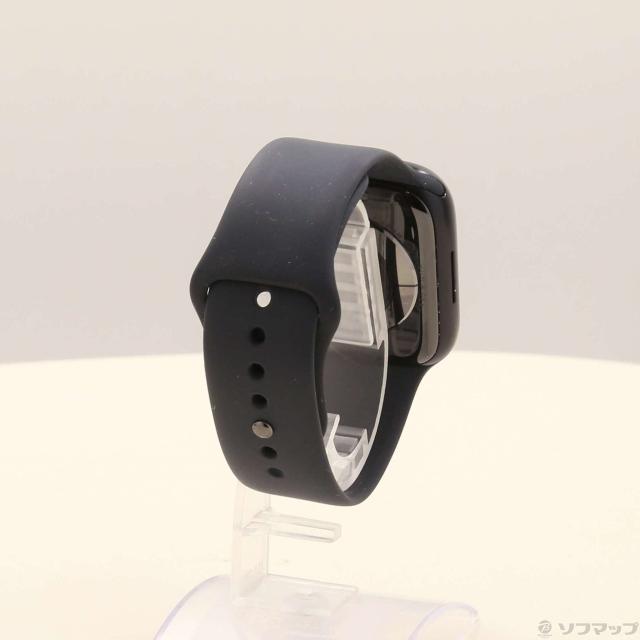 (中古)Apple Apple Watch Series 8 GPS + Cellular 45mm ミッドナイトアルミニウムケース ミッドナイトスポーツバンド(377-ud)_2