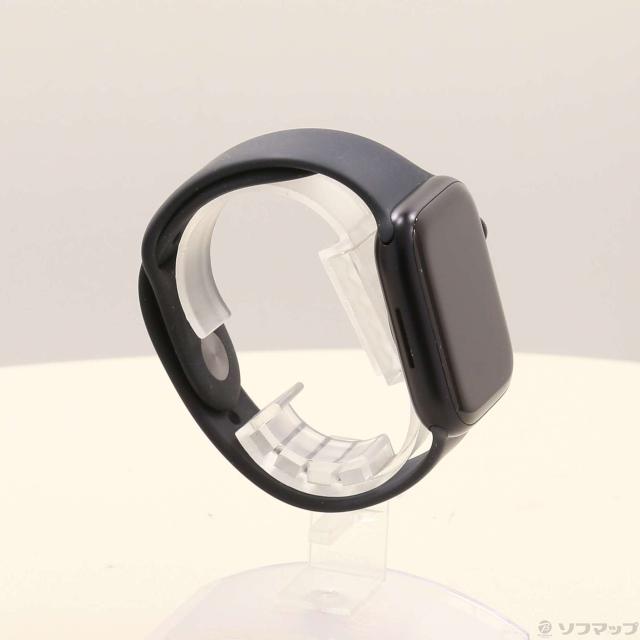 (中古)Apple Apple Watch Series 8 GPS + Cellular 45mm ミッドナイトアルミニウムケース ミッドナイトスポーツバンド(377-ud)_3