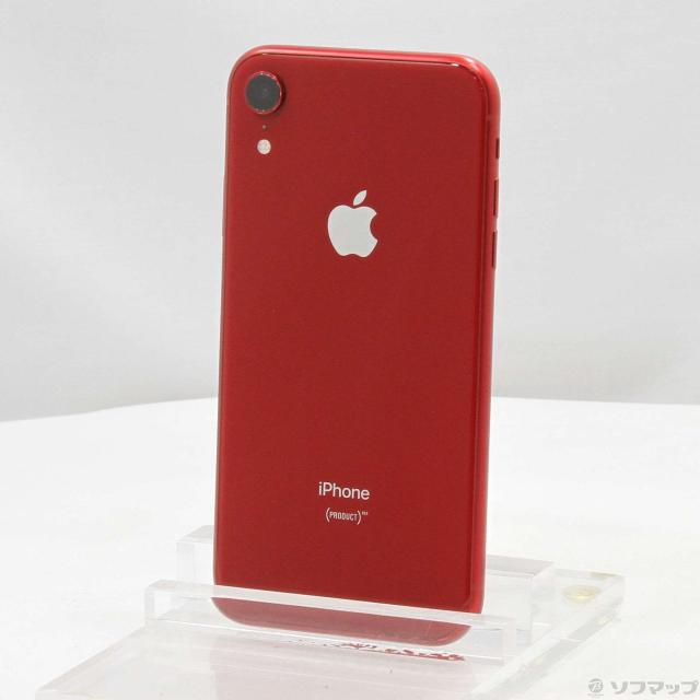 スマートフォン本体 Apple iPhoneXR 64GB PRODUCT RED MT062J/A 中古)Apple iPhoneXR 64GB プロダクトレッド MT062J/A SIMフリー(269-ud)