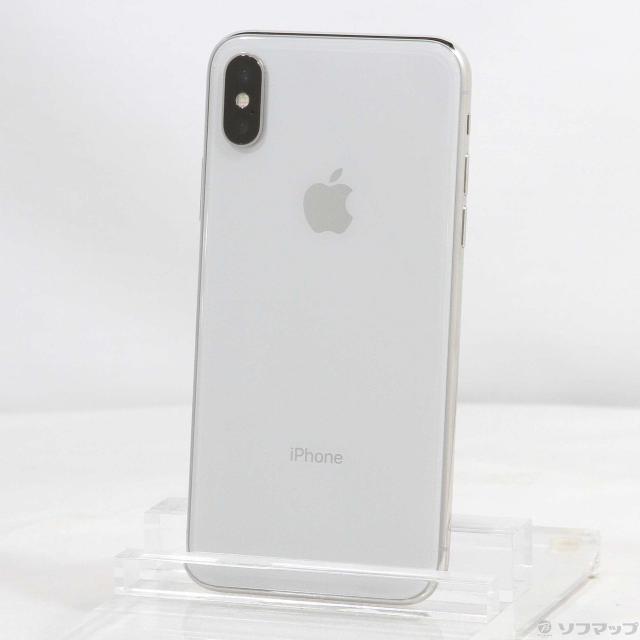 hana.様iPhoneX64GBシルバー MQAY2J/A 国内版SIMフリー 中古)Apple iPhoneX 64GB シルバー MQAY2J/A SIMフリー(305-ud)