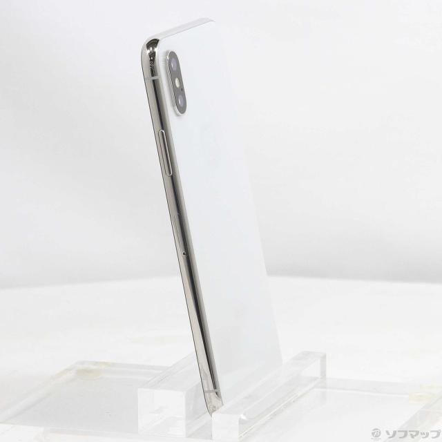中古)Apple iPhoneX 64GB シルバー MQAY2J/A SIMフリー(305-ud)