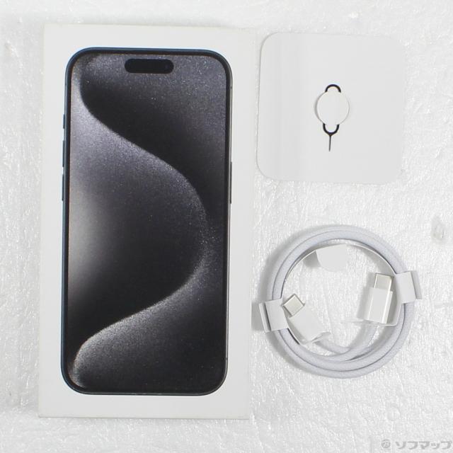 【中古美品】Apple iPhone 15Pro 128GB ブラックチタニウム APPLE 〔中古〕iPhone15 Pro 128GB ブラックチタニウム MTU73J／A SIM
