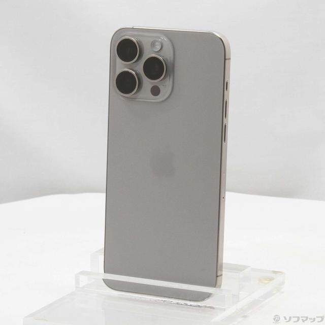 中古)Apple iPhone15 Pro Max 256GB ナチュラルチタニウム MU6R3J/A