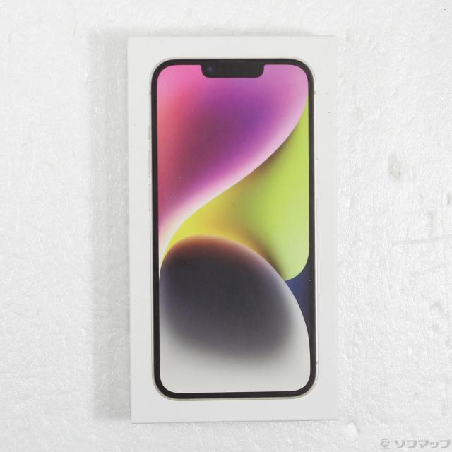 (中古)Apple iPhone14 128GB スターライト MPUQ3J/A SIMフリー(295-ud)