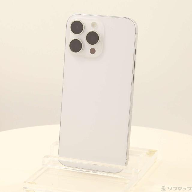 (中古)Apple iPhone16 Pro Max 256GB ホワイトチタニウム MYWH3J/A SIMフリー(305-ud)