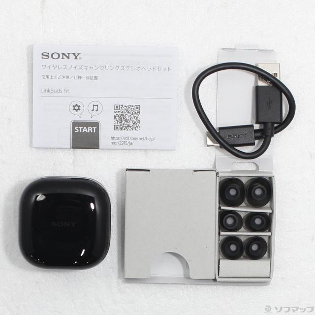 (中古)SONY LinkBuds Fit WF-LS910N BZ ブラック(198-ud)_4