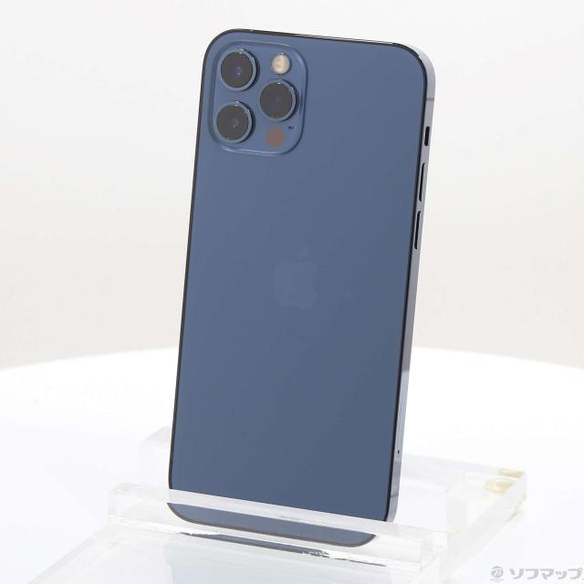 中古)Apple iPhone12 Pro 256GB パシフィックブルー MGMD3J/A SIM