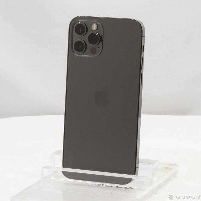 (中古)Apple iPhone12 Pro 256GB グラファイト MGM93J/A SoftBank(377-ud)