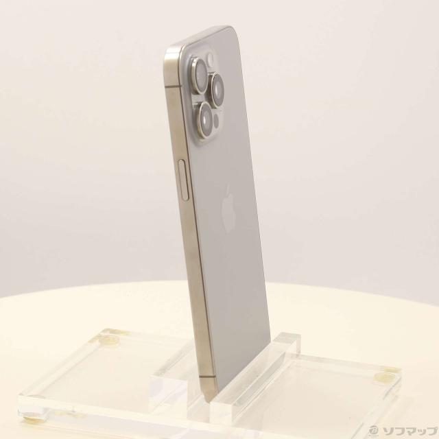 (中古)Apple iPhone15 Pro Max 256GB ナチュラルチタニウム MU6R3J/A SIMフリー(348-ud)