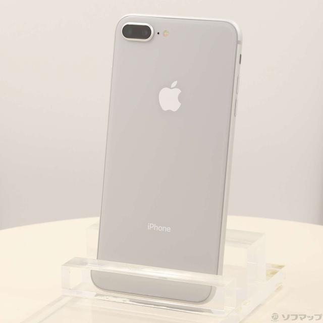 中古)Apple iPhone8 Plus 256GB シルバー MQ9P2J/A SIMフリー(344-ud)