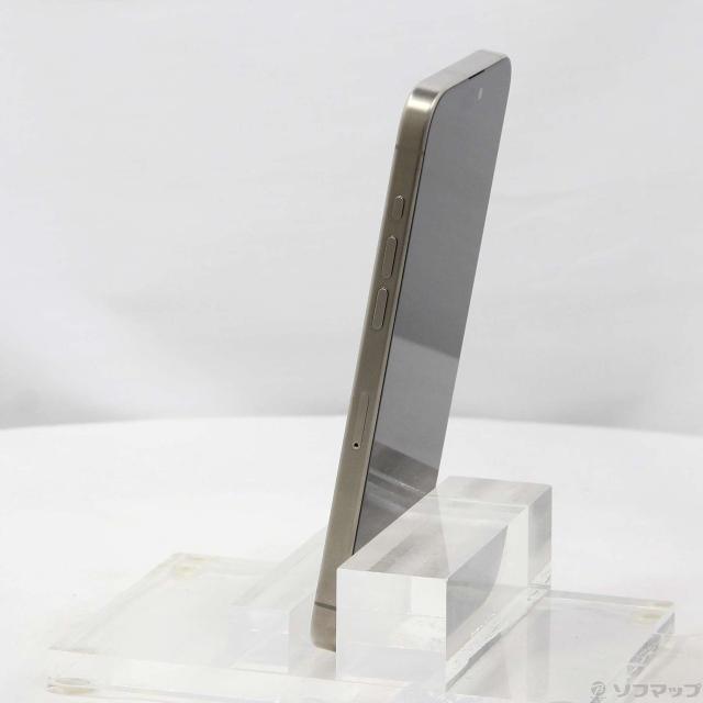(中古)Apple iPhone15 Pro Max 256GB ナチュラルチタニウム MU6R3J/A SIMフリー(251-ud)