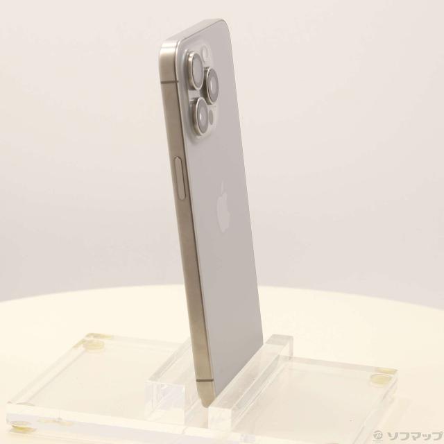 (中古)Apple iPhone15 Pro Max 256GB ナチュラルチタニウム MU6R3J/A SIMフリー(377-ud)