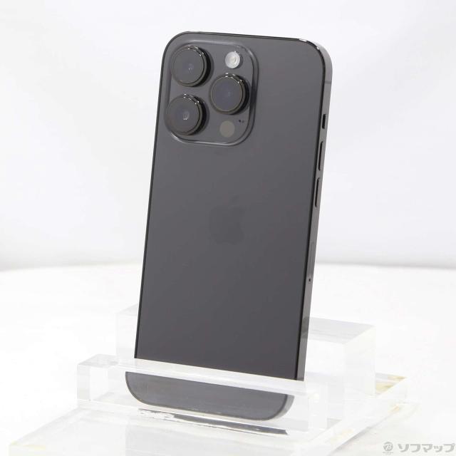(中古)Apple iPhone14 Pro 256GB スペースブラック MQ0Q3J/A SIMフリー(348-ud)
